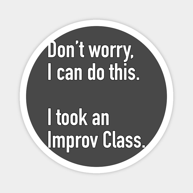 Don't worrry I can Do this Magnet by gocomedyimprov